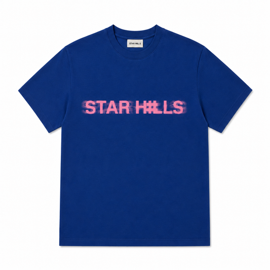 Star Hills Motion logo Blue T-Shirt
