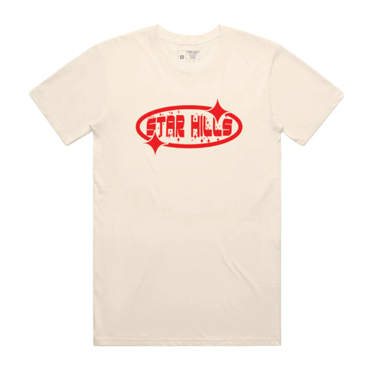 Cream Galaxy Tee (Puff Print)